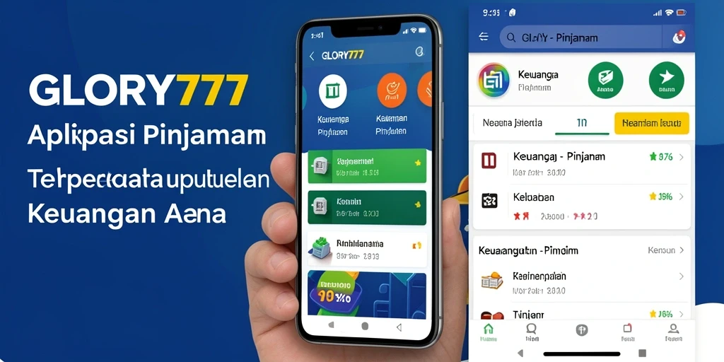 Antarmuka GLORY777 yang ramah pengguna untuk pengajuan pinjaman.