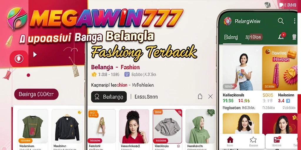 Antarmuka MEGAWIN777 yang menarik dan intuitif untuk belanja fashion.