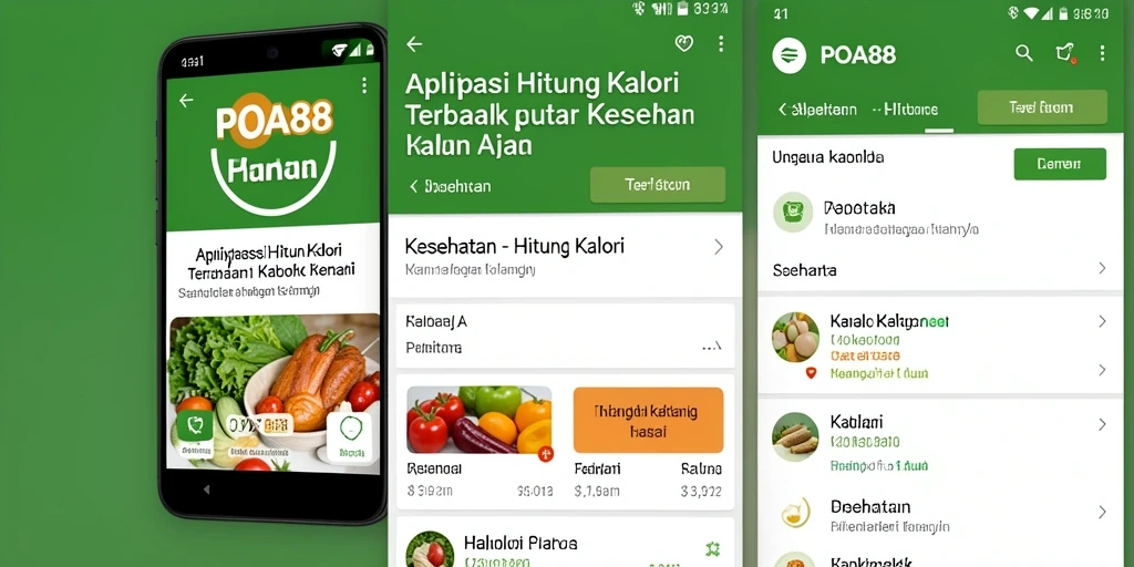 Screenshot POA88 menunjukkan antarmuka pengguna yang intuitif dan informatif.